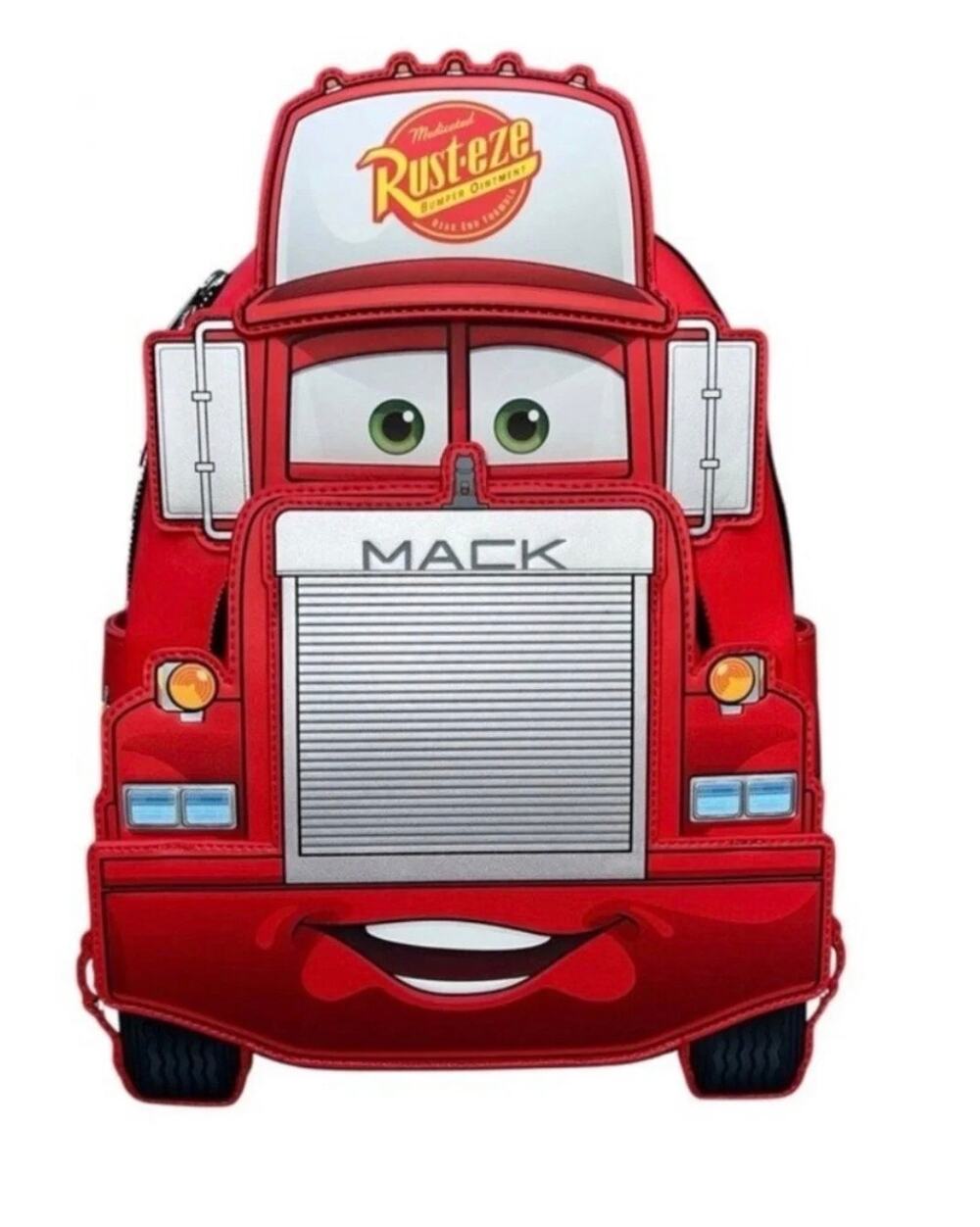 Loungefly Disney Pixar Cars Mack Rust-eve Racing Team 95 Backpack NWT